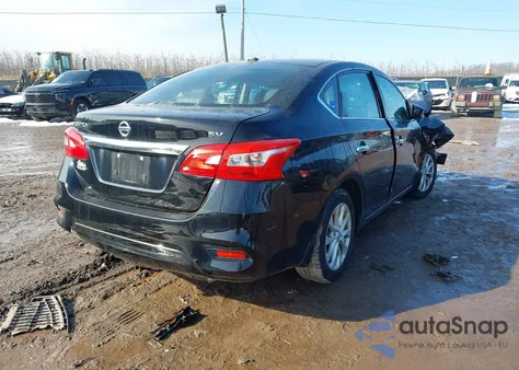 2018 Nissan Sentra Sv z USA, uszkodzony, nr VIN 3N1AB7AP7JY264605